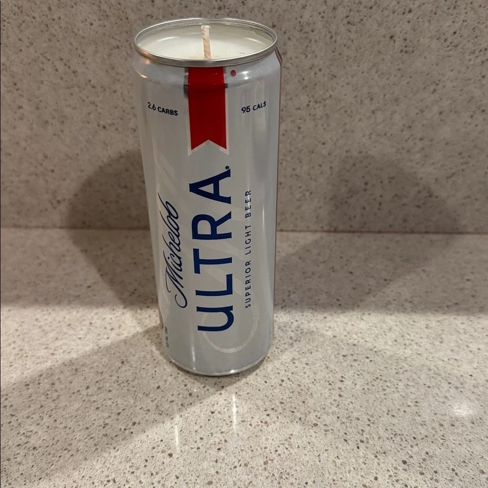 Ivory Anchors Apples & Maple Bourbon Candle in Michelob Ultra Can